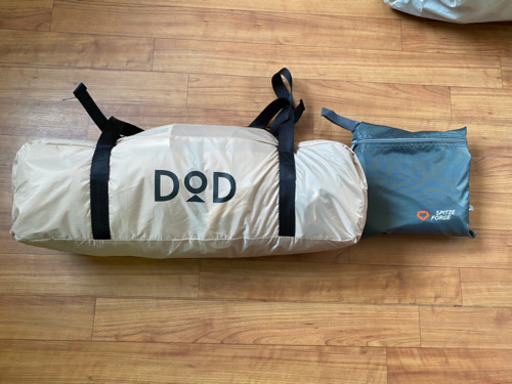 東京都内無料配達承ります！【美品】DOD ワンポールテント（S）＋グランドシートセット