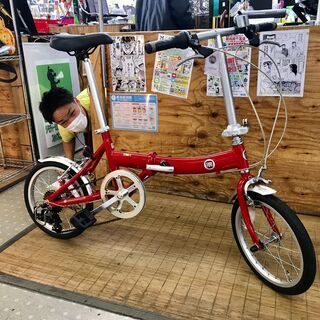 FIATフィアット 折りたたみ自転車 AL-FDB166
