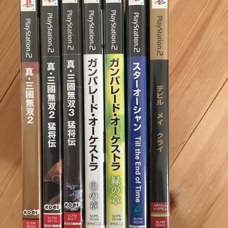 【ジャンク品】PS2ソフトまとめ売り7本の画像
