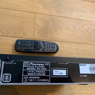 Pioneer DVDプレーヤーの画像
