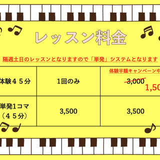 2021年１月の【単発キーボードレッスン】Byあかね先生の画像