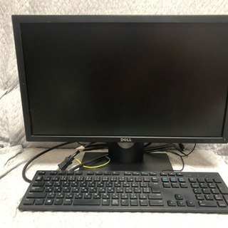 DELL PCモニターとキーボード