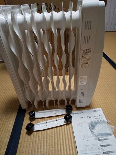 決まりました！！ウェーブ型オイルヒーター　アイリスオーヤマ
