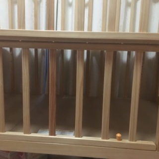 ベビーベッド　KATOJI ハイシートベビーベッドの画像