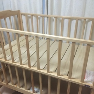 ベビーベッド　KATOJI ハイシートベビーベッド
