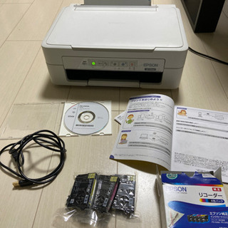 EPSONプリンタ　px049A 新品インク純正3色付き
