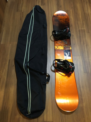 スノボ　Salomon ビンディング付き　スノーボード