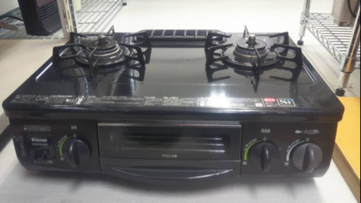 【リサイクルサービス八光　田上店　安心の1か月保証　配達・設置OK】リンナイ RT31NHS-R ガスコンロ 都市ガス 12A 13A