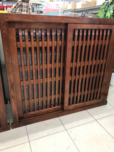 値下げ！和家具 キャビネット 幅約100cm×奥行き約42cm×高さ約87cm