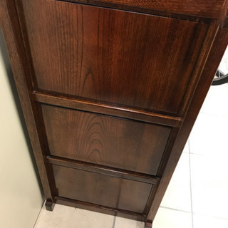 値下げ！和家具 キャビネット 幅約100cm×奥行き約42cm×高さ約87cmの画像