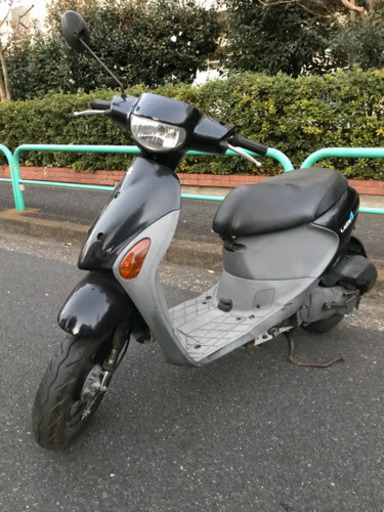 【美品】 原付 スズキ レッツ4 黒色 4st S07