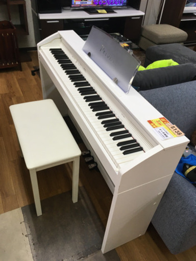 S138★CASIO 電子ピアノ PX-760WE★2017年製★美品⭐動作確認済⭐クリーニング済