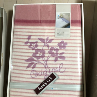 東レ　テトロン　肌掛け布団　敷き毛布　未使用品の画像