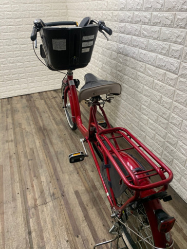 丸石サイクル　子供乗せ自転車　20インチ　レッド