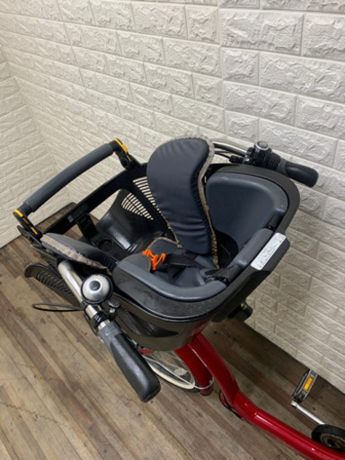 丸石サイクル　子供乗せ自転車　20インチ　レッド