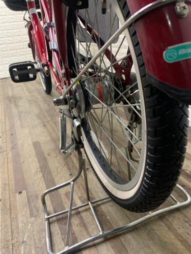 丸石サイクル　子供乗せ自転車　20インチ　レッド