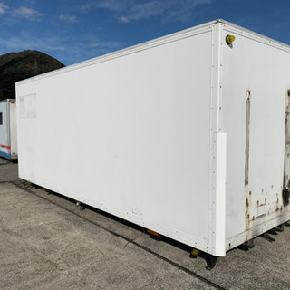 No.449 保冷バン 4t アルミ箱 バイク倉庫 トラックコンテナ コメ保管