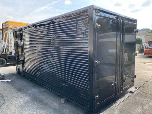 No.452 アルミバン 3ｔ アルミ箱 バイク倉庫 トラックコンテナ コメ保管庫 物置 DIY