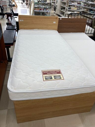 引き出し付き シングルベッド