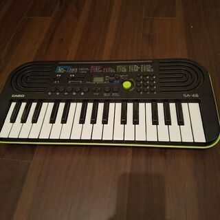 コンパクトでも機能充実♪CASIO ミニキーボード SA-46 ...