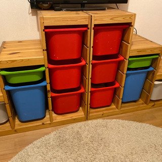 【IKEA】TROFAST（トロファスト）収納パイン材 