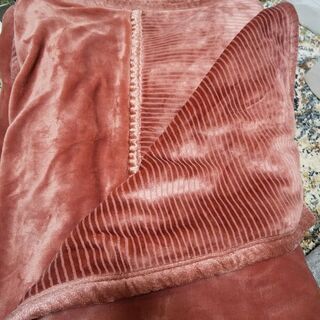 【取引中】厚手毛布 シングル
