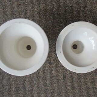 花柄　陶器　２個セットの画像