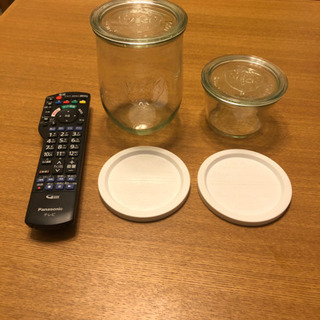 WECK ウェック ガラスキャニスター2個セットの画像