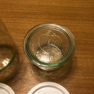 WECK ウェック ガラスキャニスター2個セットの画像