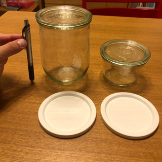 WECK ウェック ガラスキャニスター2個セットの画像