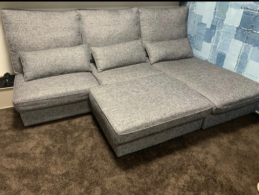【受け渡し相談中】組み換え出来る3人がけソファー