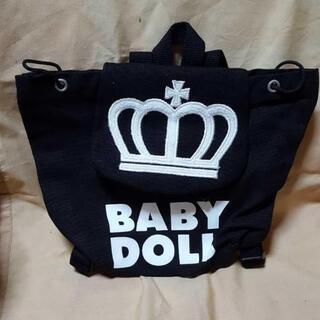 未使用のBABYDOLLの王冠リュックー帆布
