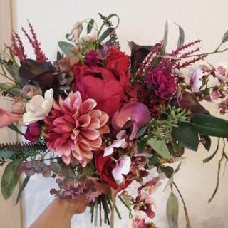 ブーケ　ブライダルブーケ　アートフラワーの画像