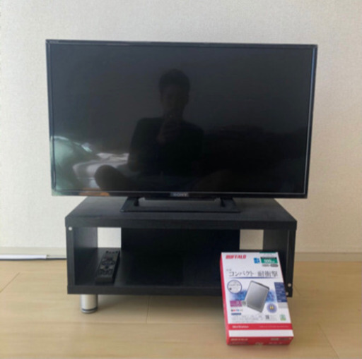 SONY 32型　外付けHD テレビ台　三点セット‼️