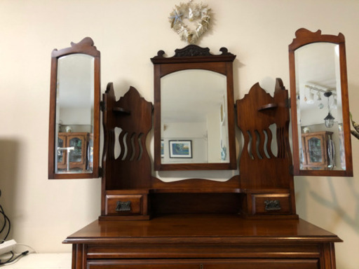 イギリス　アンティーク家具　ドレッシングチェスト