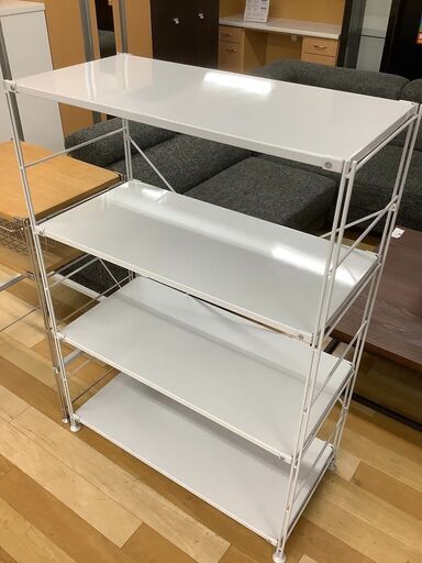 無印良品　ユニットシェルフ　4段　ホワイト【トレファク岸和田店】