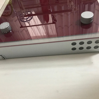 ◇郵便ポスト◇ワインレッド　パナソニック　真四角　鍵付き　３年使用　サインポスト　フェイサス　FASUS-FF　メールボックスの画像