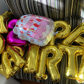 HAPPY BIRTH DAYの風船