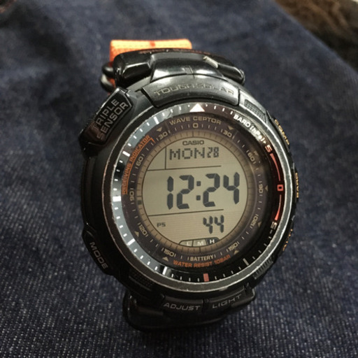 カシオ　プロトレック電波ソーラー腕時計　PRW-1300GJ 中古