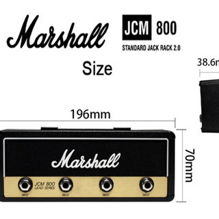 【美品早い者勝ち】Marshall JCM800ギターアンプ型キーホルダーハンガー　の画像