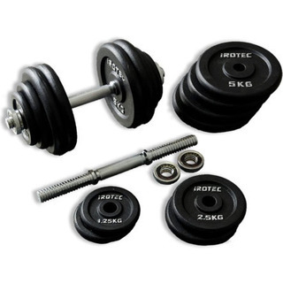 アイロテック 可変式ダンベル 60kgセット【腹筋ローラー付】の画像