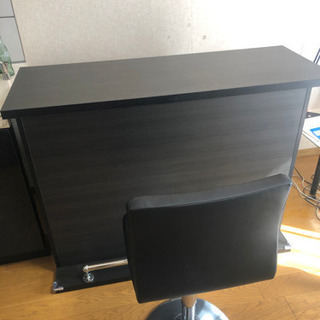 福岡市 市内近郊限定】バーカウンターテーブル＆チェア セット