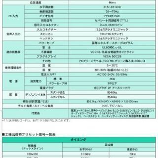 パソコンモニター17インチ　お譲りしますの画像