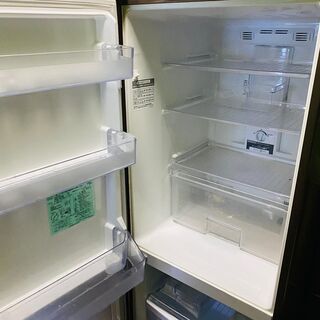 【清掃・消毒済み】【ファミリー向け】大きめ冷蔵庫 256L MITSUBISHI MR-H26M-PWの画像