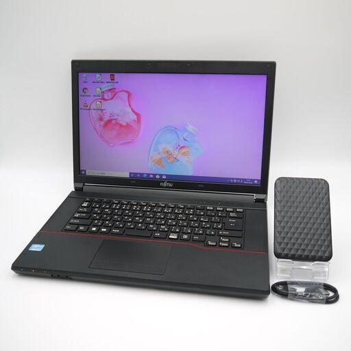 【外付けHDD500GBおまけ付き】Corei5 メモリ8GB SSD128GB  富士通 ノートパソコン ➃