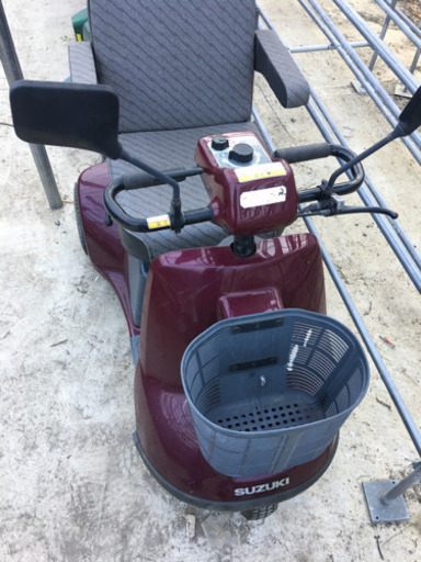 鈴木三輪シニアカー動作品バッテリー新品付き