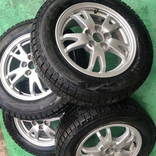 スタットレスタイヤ　195/65R15 プリウスホイール付　4本