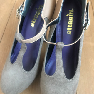 パンプス　スエード　ピンヒール　Sサイズの画像