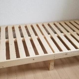 すのこシングルベッドの画像