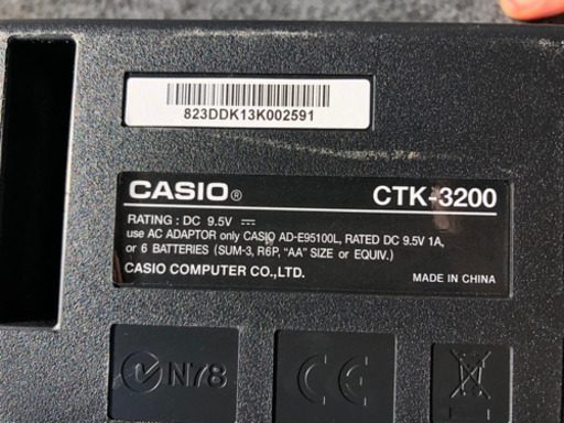 CASIO 電子ピアノ YAMAHA Casio CTK-3200